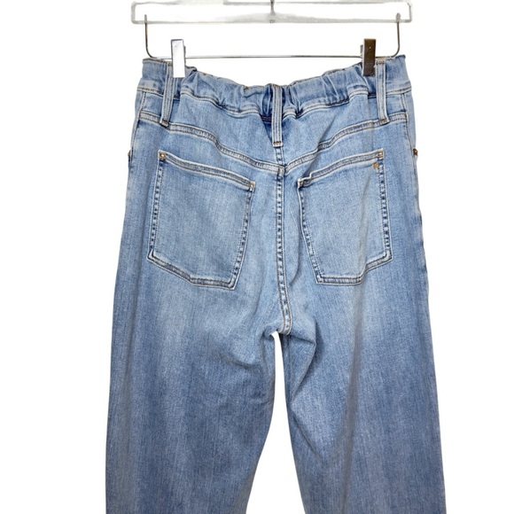 Madewell Women’s Pull On Stretch High Rise Keefe Wash Slouchy Women’s Jeans 27 - Picture 9 of 10